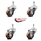 Service Caster 3.5 Inch High Temp Glass Filled Nylon Swivel 10mm Threaded Stem Caster Set SCC SCC-TS20S3514-GFNSHT-M1015-4 - alternate 3
